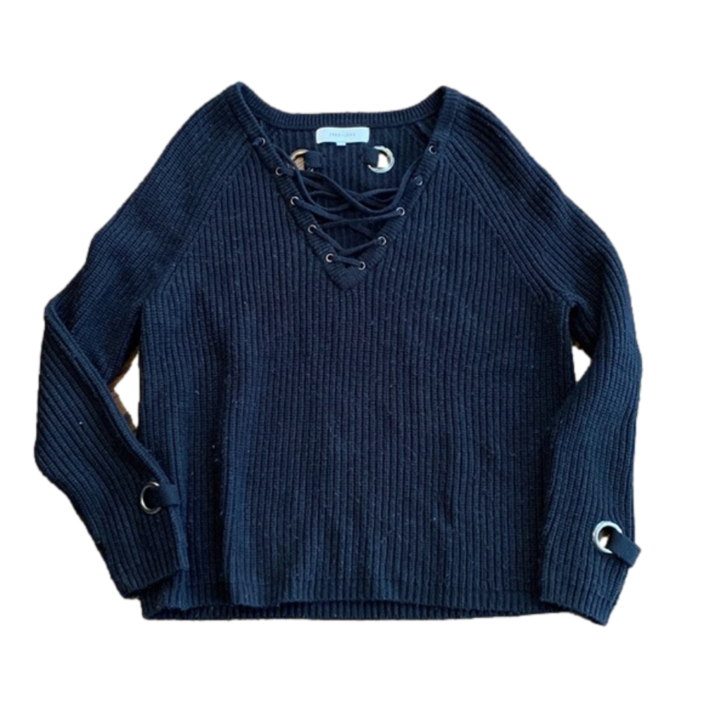 John & Jenn black sweater